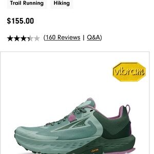 Altra Timp 5 Women's Trail Running Shoes - Green and Pink